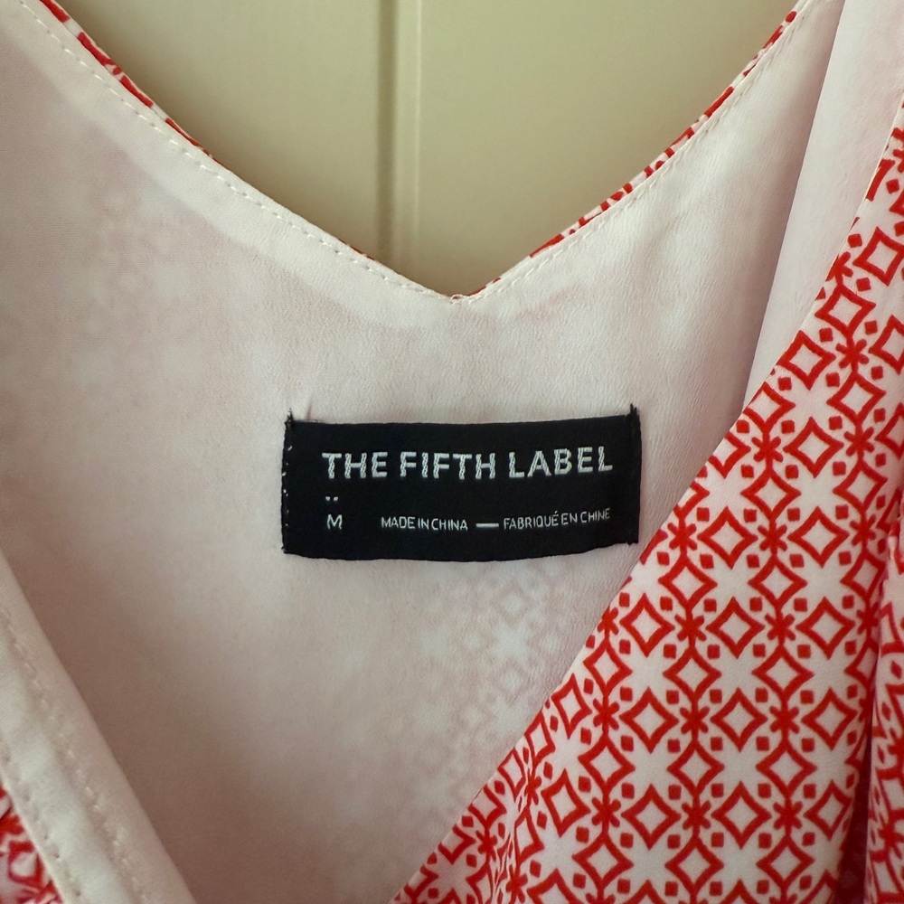 Fifth Label Red Patterned Wrap Dress - Picture 3 of 3